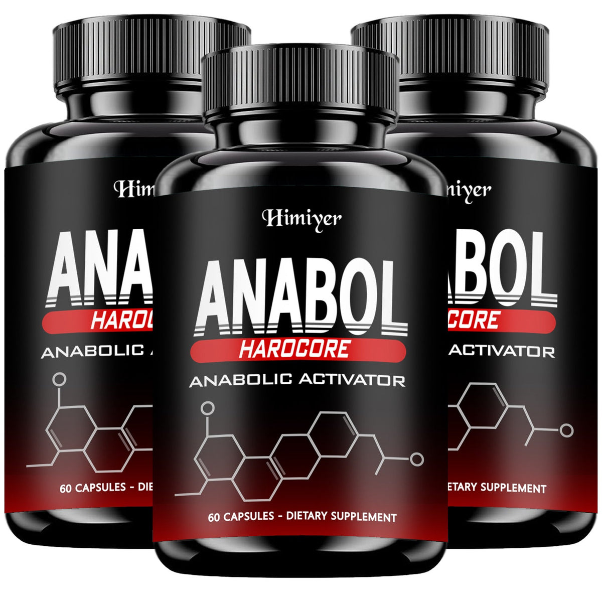 Anabol Hardcore Anabolic Activator for Men, Advanced Energy, Strength & Performance Formula with 6-Keto-Diosgenin & Hecogenin
