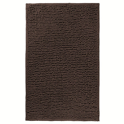 Chenille Bath Rug Extra Thick Soft Absorbent Non-Slip Bathroom Mat Machine Washable, Multiple Sizes & Colors
