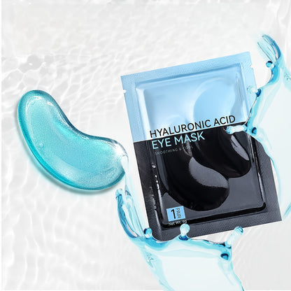 40-Pair Four-Color Under-Eye Patch Combo Box with Gold, Green, Blue and Pink Individual Pouches
