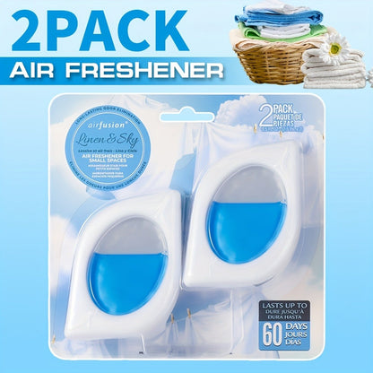 Compact Air Freshener Cups in Six Scents, Available in 2, 6 or 12 Packs for Closets, Bathrooms and Small Spaces