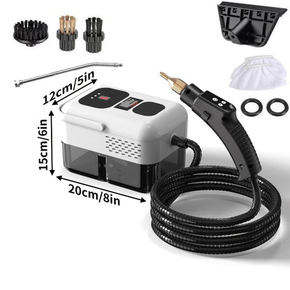 Handheld Steam Cleaner 2500W High Pressure for Home Kitchen Grease Sofa Air Conditioner Washing Machine Floor Tile Bathroom