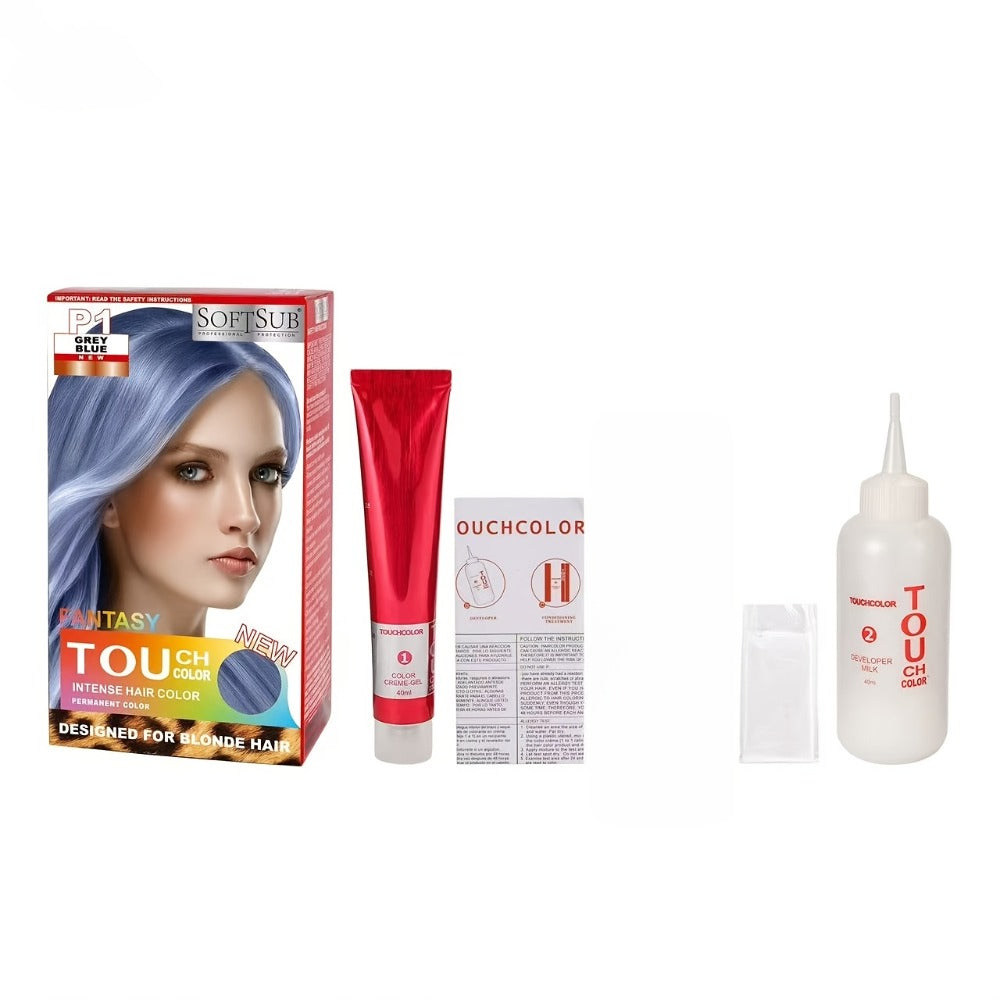 Permanent Hair Dye 20 Vivid Colors Long-Lasting Bright Color for Home Use | Easy Application Full Coverage | Black Brown Pink Purple Blue Red Orange Green & More