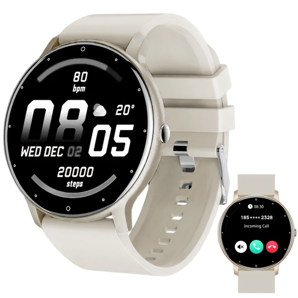 Smart Watch Round Display with Wireless Calling, Voice Assistant and Single or Two-Watch Options