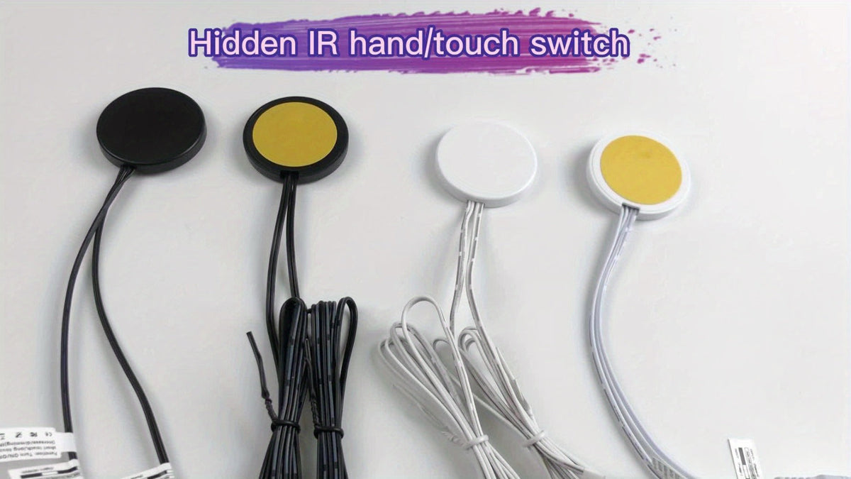 Hidden Touch Sensor LED Dimmer Switch DC 5-24V, Capacitive Touch Dimming Switch for LED Light Strip