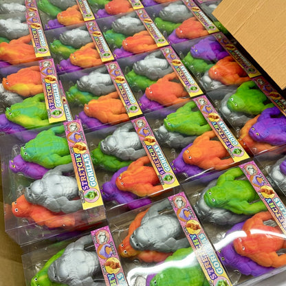 Stretchy Gorilla Fidget Toy Squeeze Monkey, Sensory Stress Squishy Monkey with PVA Sponge Fill