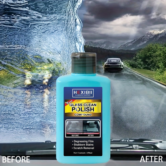 Car Glass Oil Film Remover Paste – Windshield Cleaner & Glass Restorer Cream, Removes Coatings for Auto & Home