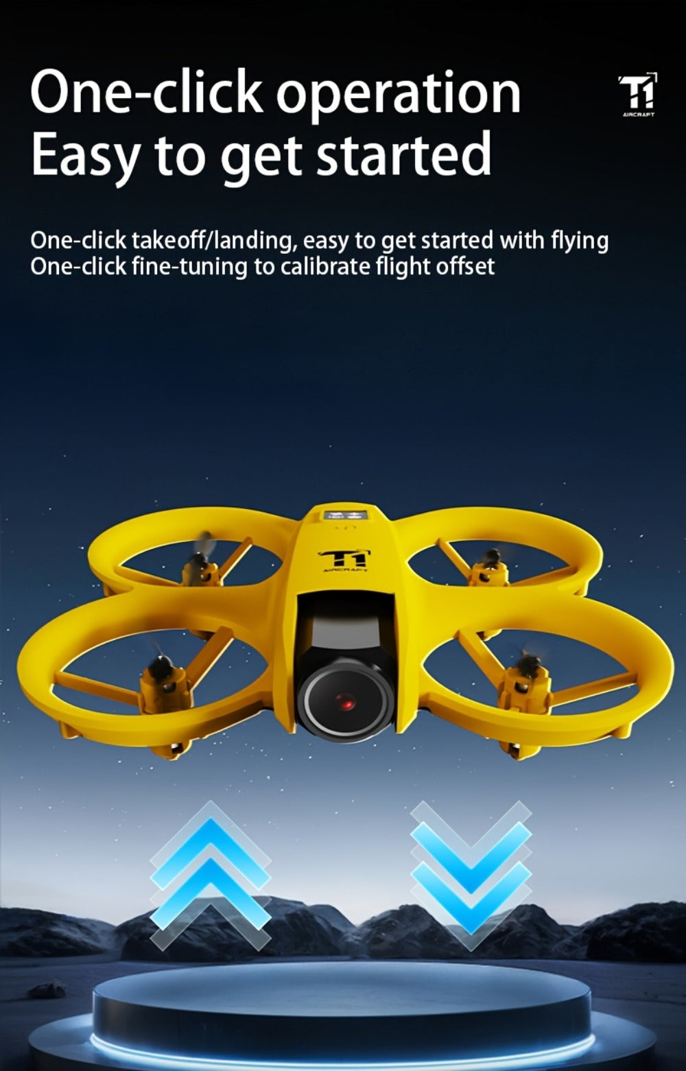 Mini 4K FPV Drone 180° Rotating Dual Camera Optical Flow Positioning Dual Batteries 360° Flip One-Key Takeoff Anti-Shake | RC Quadcopter Toy for Beginners Boys Girls Kids | Birthday Christmas Gift