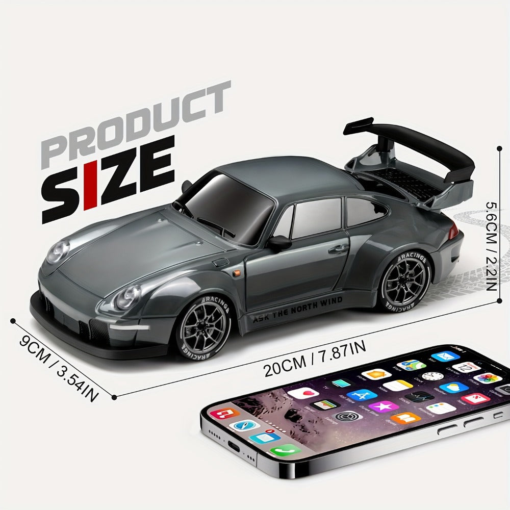 RC Drift Car S814 1:24 Scale Sports Car with Remote Controller, Display Cones and Five Color Selections