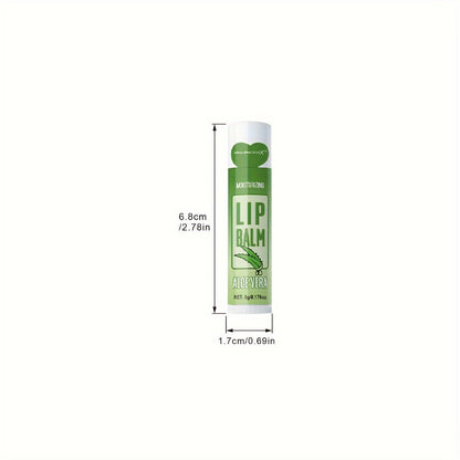 Lip Balm 36-Piece Tinted Gift Set with 12 Flavors, Jojoba Oil Formula and Colorful Tube Packaging