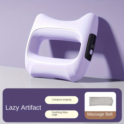 Massage Ring Fascia Massager – Mini Neck Waist & Full Body Muscle Relaxing Ring with Massage Belt, Multi-Function Fitness Relaxation Tool for Back, Waist & Neck, Portable Gift for Men Women