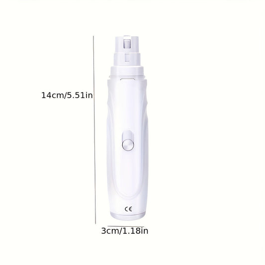 Dog Nail Grinder Electric 2-Speed – Professional Pet Nail Trimmer with High-Speed Motor, Lightweight Quiet Nail Clipper for Puppies & Dogs, Safe Home Paw Grooming Tool