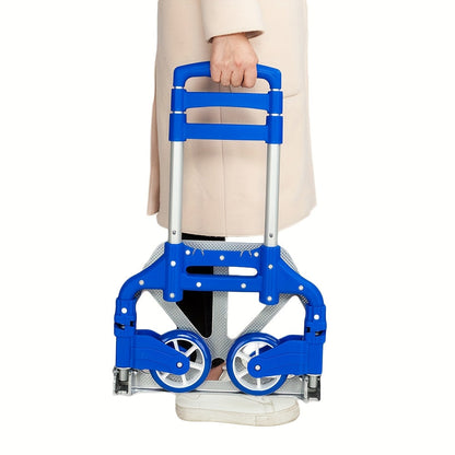Folding Aluminum Hand Truck & Dolly 165 lbs Capacity, Lightweight Collapsible Cart for Home, Office, Automotive and Travel Use, 4 Colors