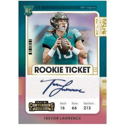 Sports Trading Cards, 2021 Panini Contenders Football Value Pack with 22 Cards in One Retail Pack