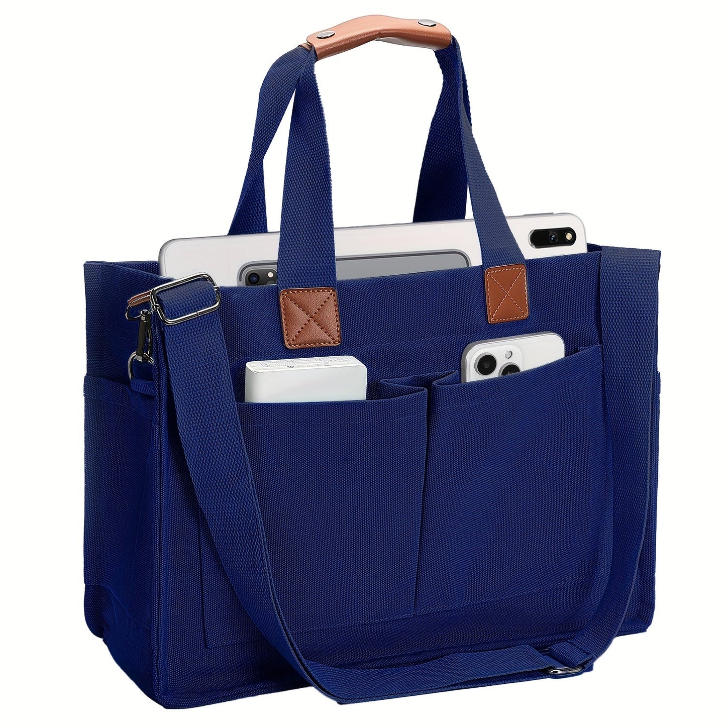 Large Capacity Tote Bag for Women – Lightweight Shoulder Bag with Adjustable Strap & Polyester Lining, Daily Use