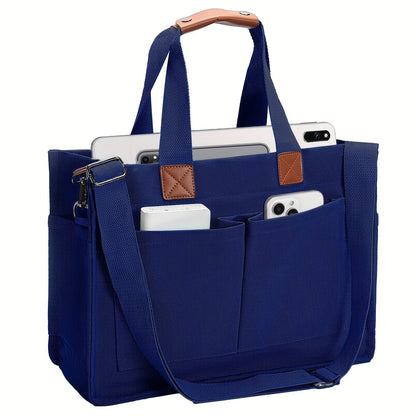 Large Capacity Tote Bag for Women – Lightweight Shoulder Bag with Adjustable Strap & Polyester Lining, Daily Use