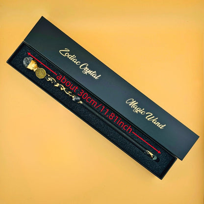 Costume Accessories Zodiac Crystal Wand with Gift Box and Twelve Astrological Sign Options for Dress-Up