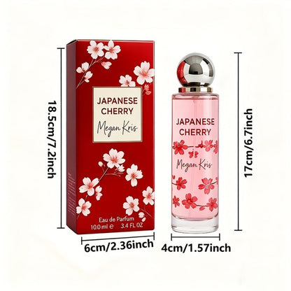 100ml/3.38oz Women's Perfume Spray for Hair & 1Body - Cherry Blossom Eau de Toilette, Long-Lasting Floral Scent with Fragrance, Daily Wear Perfume Suitable for Special Occasions & Gifts