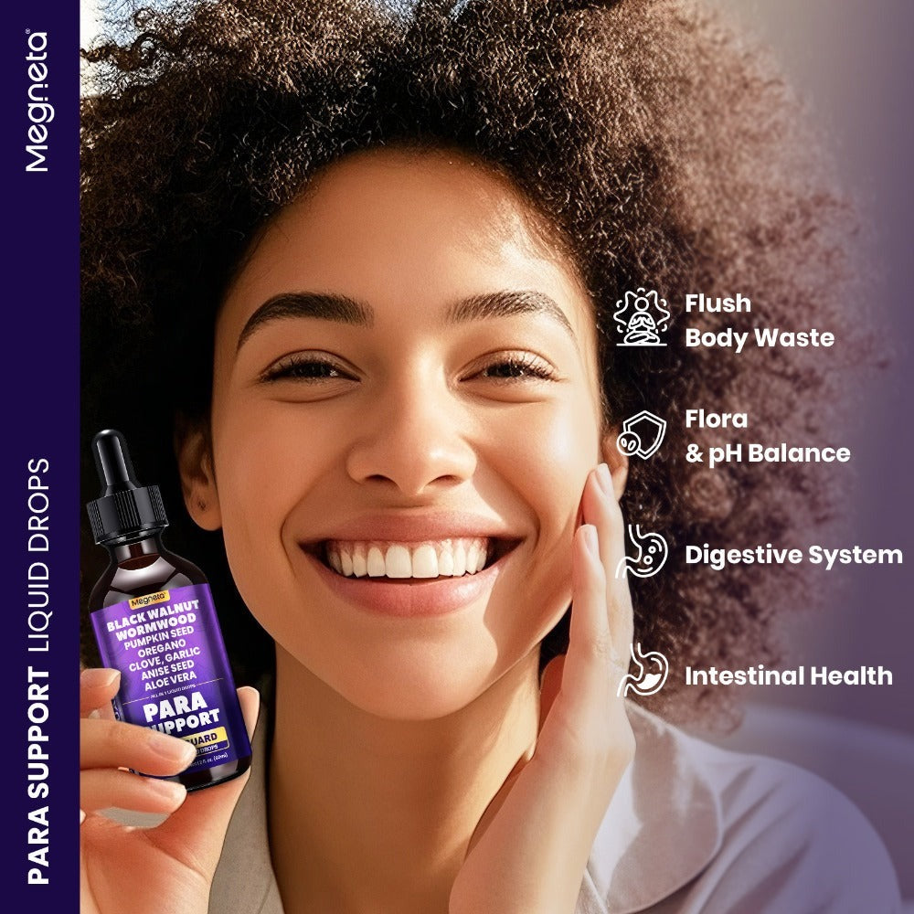 Herbal Supplements with Megneta Label, Black Walnut Clove Garlic Turmeric Pumpkin Seed Oregano Drops
