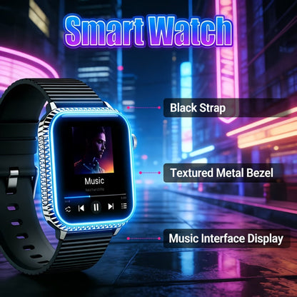 Smartwatch with Wireless Calling, Music Control, Sport Modes and One- or Two-Watch Packs for Couples