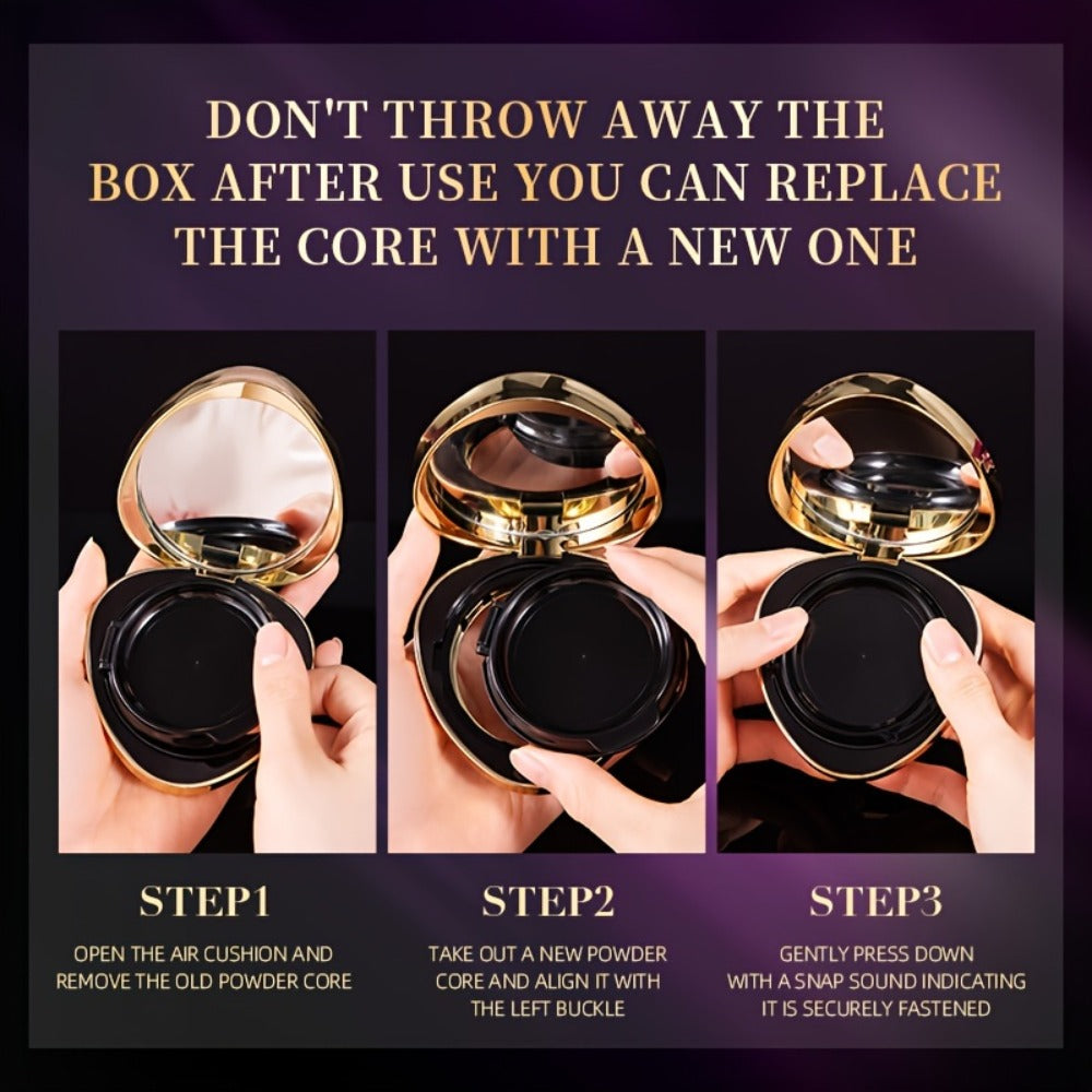Air Cushion BB Cream Compact in the Exact 1 Box Checkout Configuration for Everyday Face Makeup