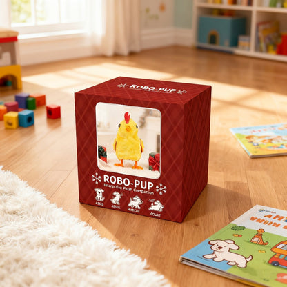 Electronic Walking Plush Animal Toys with Nine Dog, Cat or Chick Styles and Boxed or Boxless Options