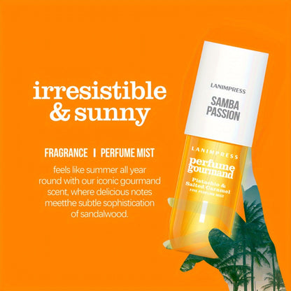 3 oz Samba Passion Gourmand Hair and Body Fragrance Mist for Women in a Travel-Size Spray for Travel