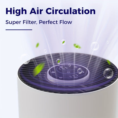 Air Purifier with H13 True HEPA 3-in-1 Filter, Sleep Mode and Single or Two-Unit Color Options