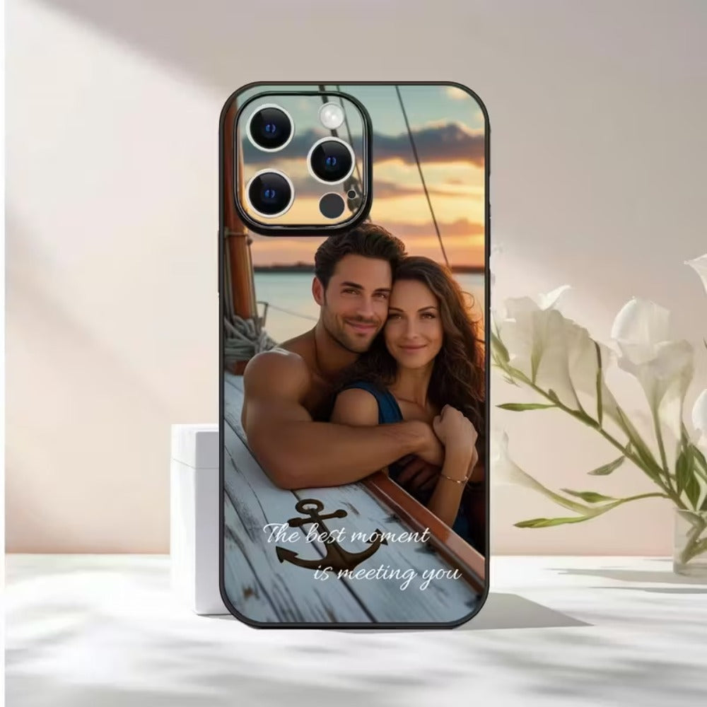 Personalized Photo iPhone Case Custom Design Minimalist Durable Cover for iPhone 17 16 15 14 13 12 11 Pro Max Plus – Unique Gift for Birthdays Anniversaries Valentine's Day Christmas