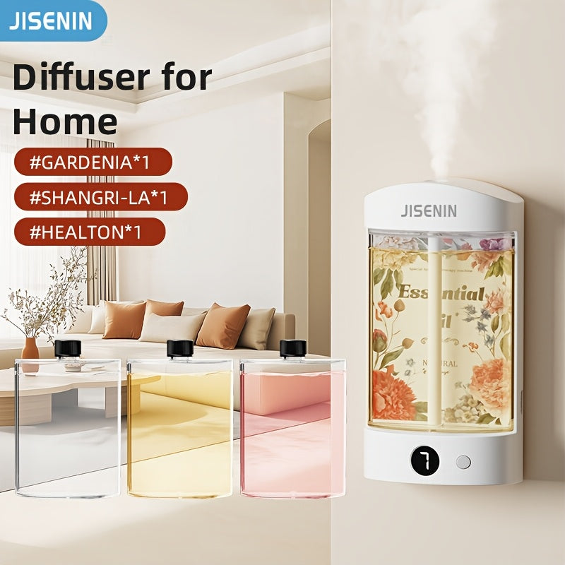 Mini Aroma Diffuser & Humidifier 2-in-1 Portable USB Rechargeable, 7-Level Timer, Silent Operation