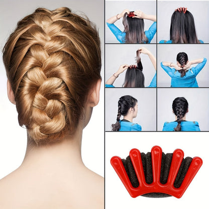 Hair Accessories 81-Piece Styling Kit with Bun Makers, Curlers, Clips, Pins and Braiding Tools