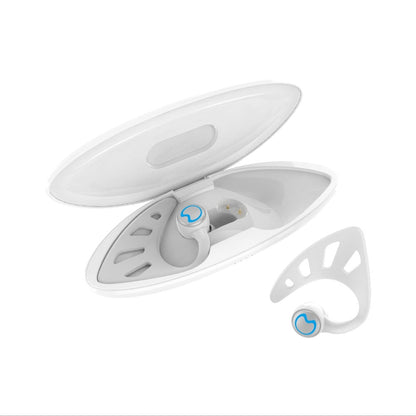Wing-Style Ear-Hook TWS Wireless Earbuds with Oval Charging Case in Black, Green or White Options