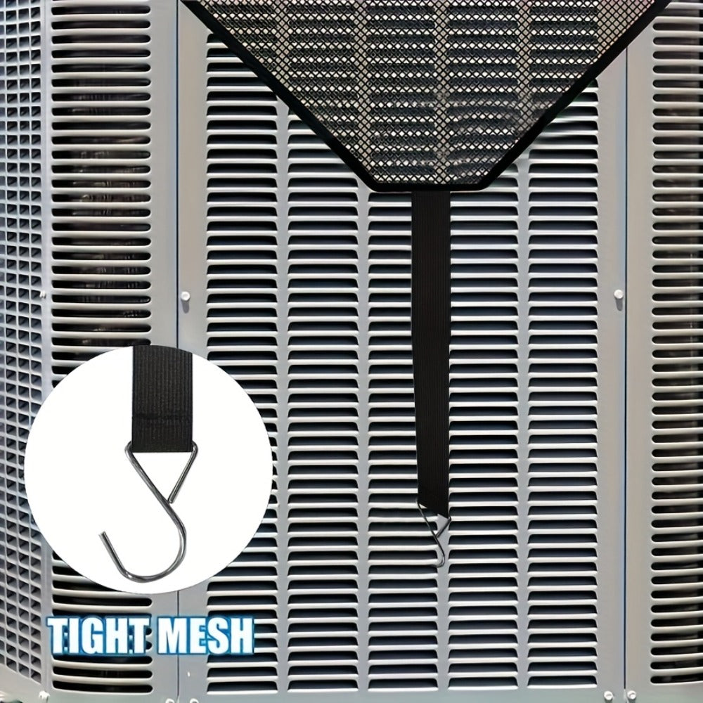Outdoor AC Cover Premium Waterproof Windproof | Super Durable Air Conditioner Protector with Breathable PVC Mesh Ventilation – Dust & Cold Air Barrier for Condenser Units