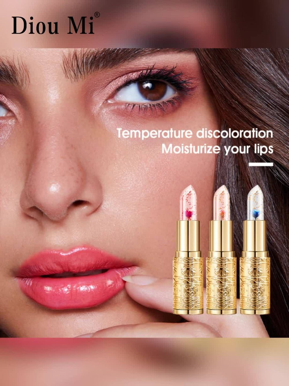 Six-Pack Jelly Flower Color-Changing Lip Balm Set with Temperature-Responsive Tint for Daily Wear