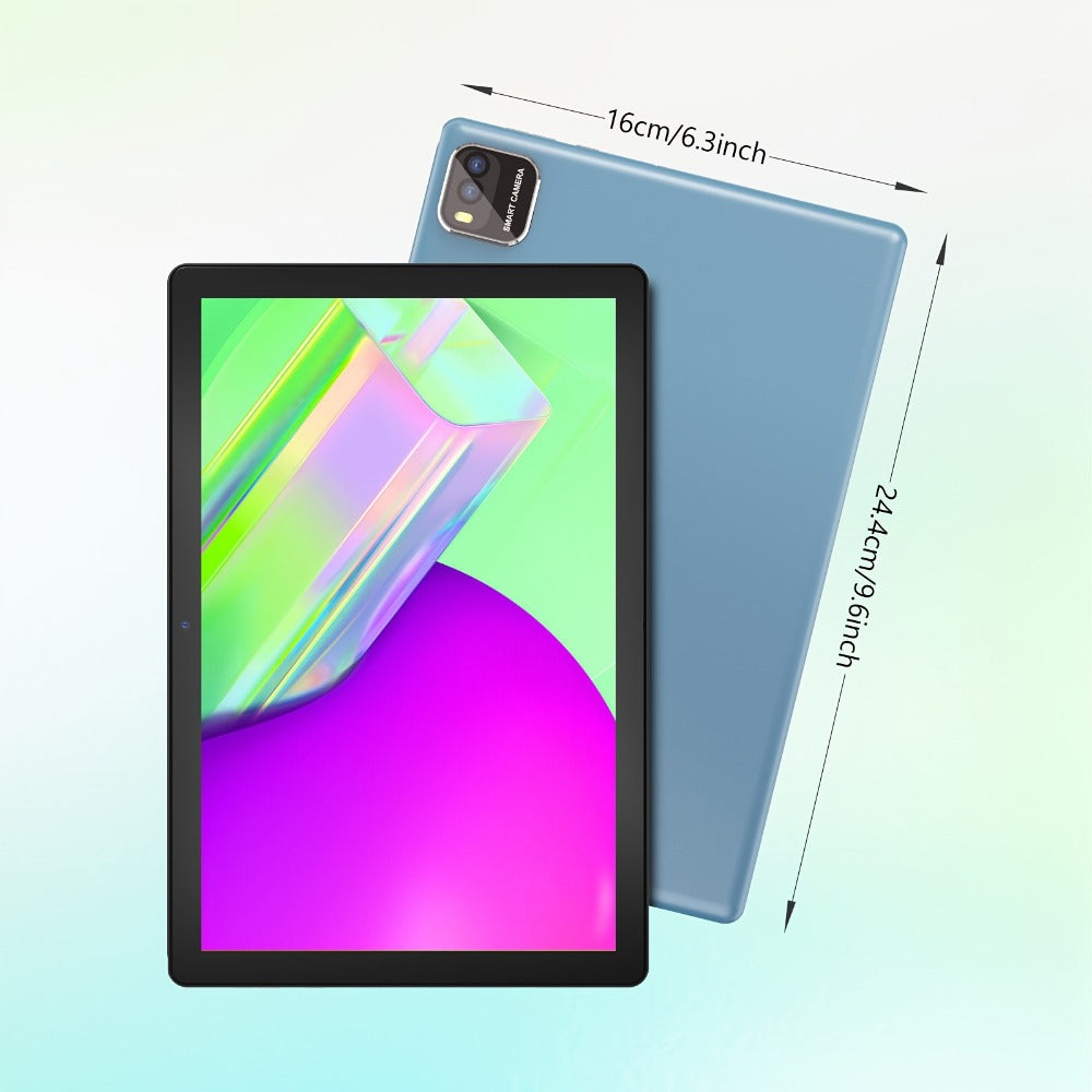 Android Tablet 10-Inch 2-in-1 with Android 15, 6000mAh Battery and Keyboard or Case Configurations