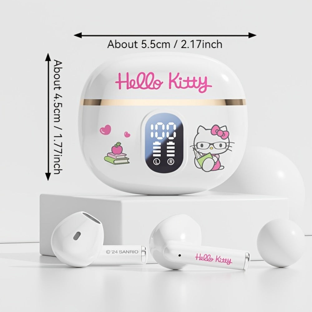 Sanrio Hello Kitty Kuromi Cinnamoroll Bluetooth Earbuds Cute Wireless Earphones 3 Styles Power for an Everyday Personal Care Routine