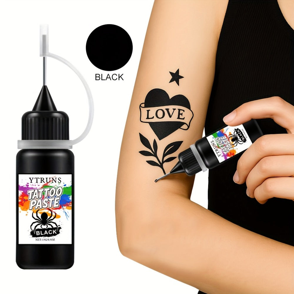 Liquid Body Paint Temporary Tattoo Ink — 7 Vibrant Colors, Fast-Drying Waterproof Formula, Plant-Based Squalane, Skin-Safe for Festivals, Parties, Halloween, Cosplay & Body Art