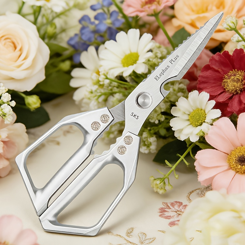 Garden Scissors Minimalist Design for Home & Garden, Practical Pruning Scissors & Household Cutting Shears for Plant Trimming, Flower Cutting & Everyday Garden Use