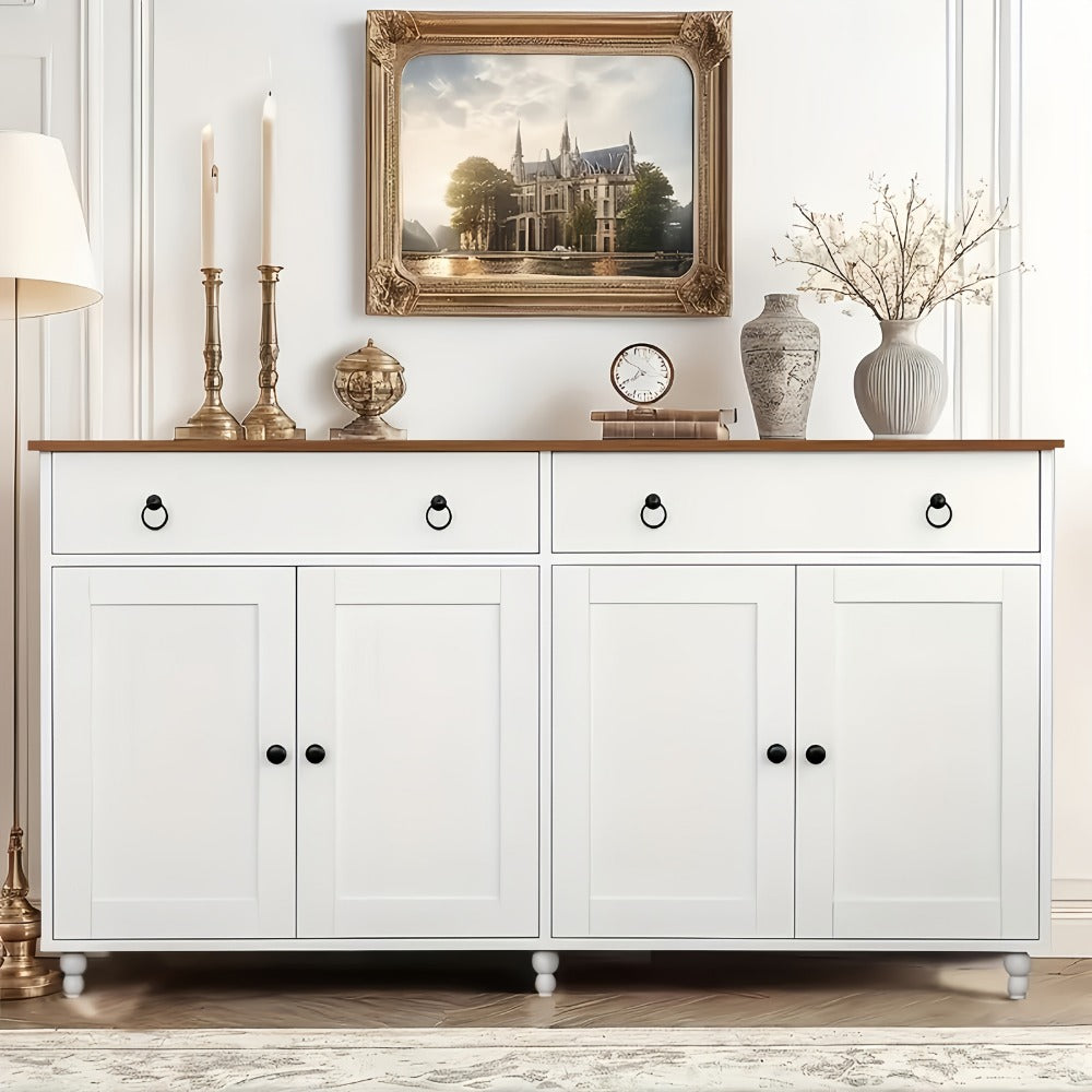55-Inch Sideboard with Multiple Color Options for Practical Everyday Home Use in Kitchen detail image - detail view 3