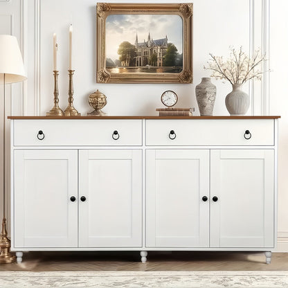 55-Inch Sideboard with Multiple Color Options for Practical Everyday Home Use in Kitchen detail image - detail view 3