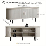 55 Inch Natural White
