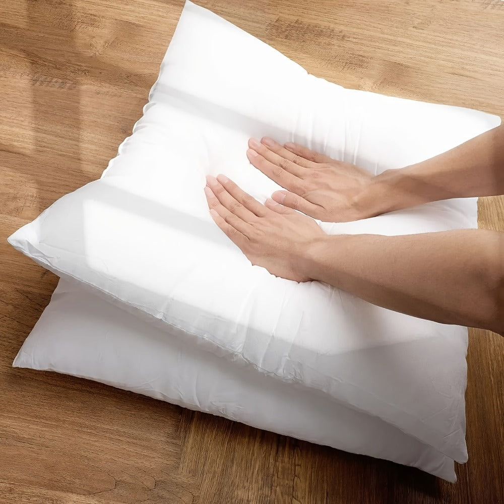 Outdoor Pillow Inserts 4/6 Pack – Soft Microfiber Fill, Waterproof & Fluffy Throw Pillow Inserts for Sofa Bed Couch, 12x20 18x18 20x20 Inch