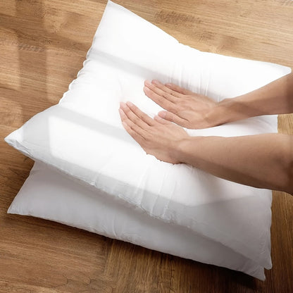 Outdoor Pillow Inserts 4/6 Pack – Soft Microfiber Fill, Waterproof & Fluffy Throw Pillow Inserts for Sofa Bed Couch, 12x20 18x18 20x20 Inch