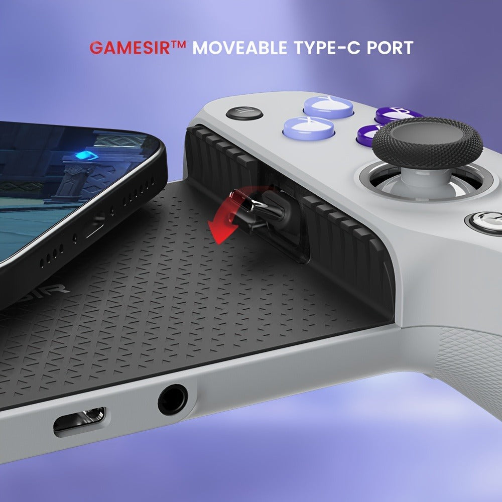 Hall Effect Mobile Gaming Controller GameSir G8 Galileo USB-C Wired, Zero-Drift Joysticks & Triggers