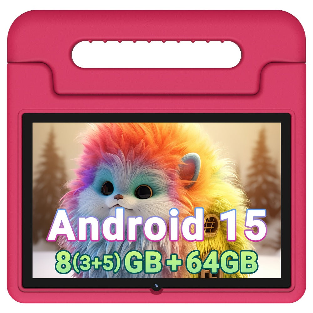 Kids Tablet Apolosign 10.1 Inch with Android 15, 8GB RAM, 64GB Storage, WiFi 6 and 1280x800 Display