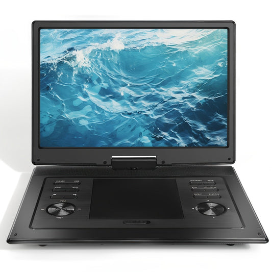 15.6-Inch Portable DVD Player with 1280 x 800 Swivel Screen, Dual Speakers, USB and SD Support
