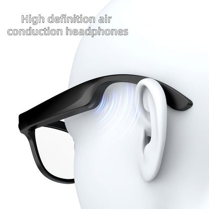 Smart Glasses Dual-Lens POV Camera Eyewear with Open-Ear Audio, Touch Control and Clear or Tinted Lenses