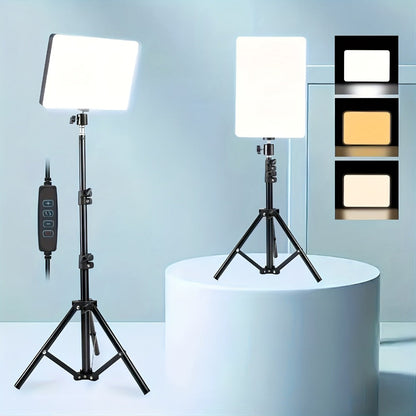 LED Ring Light 10 Inch with Stand Dimmable Fill Light for Vlogging Photography Makeup Selfie Live Streaming Video Conferencing Photo Studio Speedlight