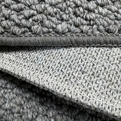 Imitation Sisal Bath Mat and Entryway Rug, 31.5 x 47.24 Inches in Dark Gray or Brown Woven Styles