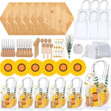 Hexagonal Pizza Board Set with Bee Design