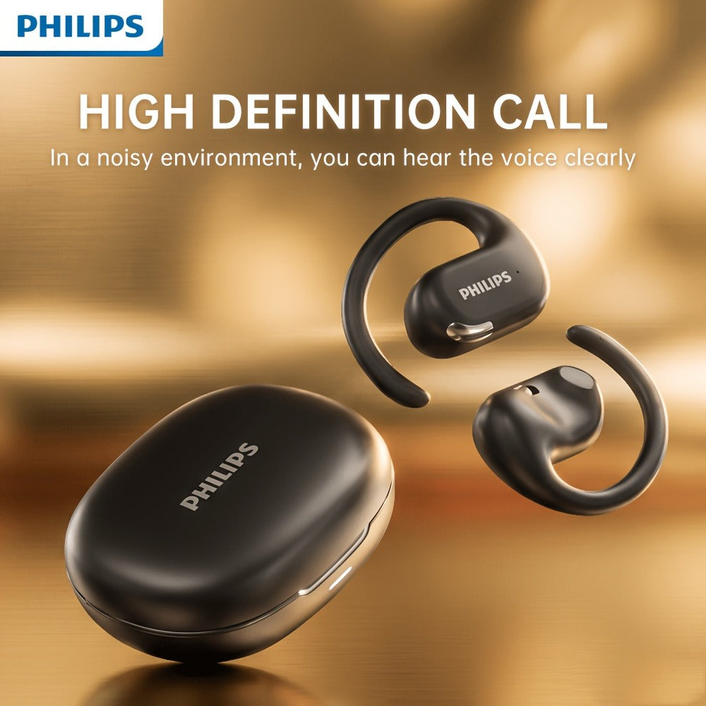 Philips TAT2739 Open-Ear Wireless Headphones AI Call Noise Reduction 360 Spatial Sound Hi-Fi Type-C Charging 30H Battery Ergonomic Design White Black Blue